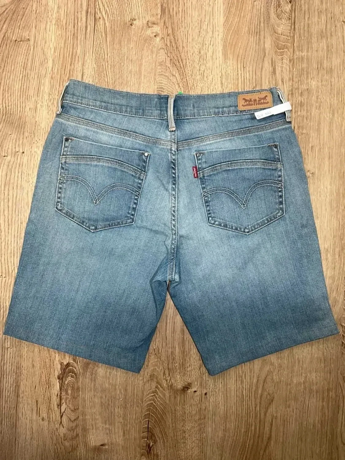 Short Levi's Taille 6 W28 Vintage Coton Bleu Slv 021 – photo 6